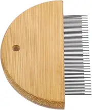 Abaodam Ergonomic Grooming Brush for Horses Dogs Cats Shedding Tool Comfortable to Clean Metal Brush Enhances Skin Health Circulation