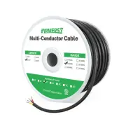 18 Gauge 200 Feet 4 Conductor Tinned Copper Electrical Wire for Lighting, Spe...