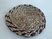 Ceylon REED DINING TABLE MAT Handmade Natural Eco-friendly Colorful 6 PCS