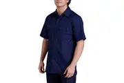 King Gee Mens Workcool 2 Lightweight Ripstop Work Shirt K14825 - Navy