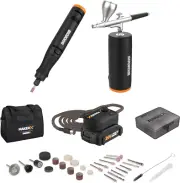 MAKERX WX992L 20V 2Pc Crafting Tool Combo Kit - Rotary Tool + Air Brush
