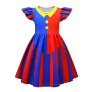 Kids Circus Cosplay Costume Dress Casual Graphic Dress for Kids3979