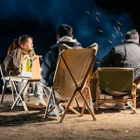 在飛比找樂天市場購物網優惠-探險者戶外可折疊釣魚椅便攜式野餐靠背椅露營裝備用品休閑沙灘椅