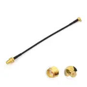 SMA Female Bulkhead to MCX Male Right Angle Antenna Adapter Pigtail Cable 15cm
