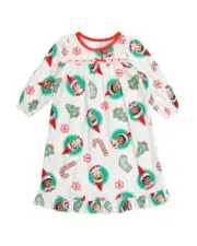 New ELF ON A SHELF Toddler Girls Holiday Sleep Gown 2 3 4
