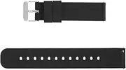[IUHRIE] Silicone watch straps, watch strap, waterproof soft rubber replacement strap with quick release, silver-plated, stainless steel buckle, strap, rubber, silicone watch strap, hat nicht, Plastic, does