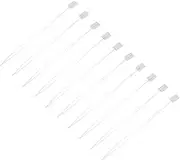 LOLIPPYY 10Pcs Beading Needles DIY Threading Tools for Jewelry Making for Necklaces Bracelets Highly Polished Needle Threaders for Easy Bead Pearl Insertion