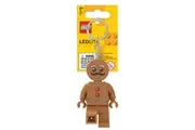 Lego Minifigures Gingerbread Man Keychain LED Light 4.5x7.5cm Kids Brown 6y+