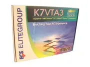 ECS K7VTA3 Socket A 462 DDR 333 266 AMD AthlonXP Duron Sempron ATX Motherboard
