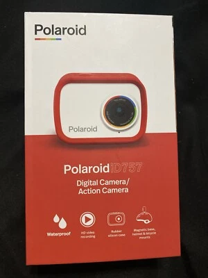 Polaroid iD757 Sport Action Waterproof Camcorder HD Video Camera - NEW