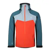 Dare2b Dare 2B Mens Cornice Waterproof Jacket Trail Blaze Orange/Slate Grey XL