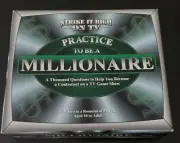 Practice to be a MILLIONAIRE game STRIKE IT RICH on TV TDC 2000