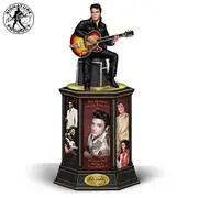 Elvis Presley Illuminated Tribute Tower Sculpture