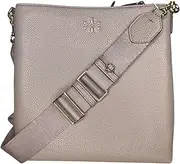 [Tory Burch] Women's 15630 Thea Swingpack Pebbled Leather Crossbody Shoulder Bag, (Gray Heron)
