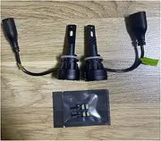 HAN-Store Fit for Car Fog Lamp PS24W PS19W PSX24W PSX26W SP13W H11 H1 H3 H27 880 LED High Brightness Custom CSP Chips 72W 12000LM Auto Bulb (Socket Type : H3)