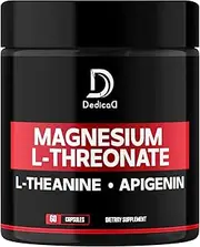 60 Capsules - 2250MG Magnesium L-Threonate with L-Theanine & Apigenin - Triple Magnesium Complex Supplement