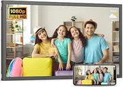 Large Digital Picture Frame 21.5"-WiFi-Picture-Frame - 32GB, 1920x1080 IPS FHD 1080P Digital Frame, Auto Rotate, Share Photo Video via App or Email, Wall Mounted, Free Cloud, Gifts for Father Mother