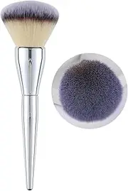 ENERGY Powder Brush Large Makeup Brush for Loose Setting Pressed Powder Foundation Airbrush Poreless, Flawless Application Premium Vegan Soft Bristles Fluffy Face Brush