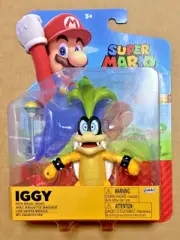 IGGY Super Mario Jakks Pacific 4" Figure With Wand