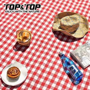 【韓國TOP&TOP】加大繽紛野餐墊200x300cm/露營/地墊/防潮墊