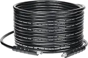 Pressure Washer Hose 15M (50FT) X 1/4",Kink Resistant Leak-Free,Compatible with Lavor,Bosch,Universal Aquatak 125/130/135,AQT 33-10,AQT 33-11,AQT 35-12,AQT 37-13,(160Bar / 2350PSI)