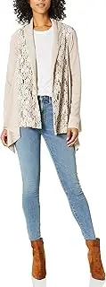 [Miss Me] Junior's Knit Cardigan with Lace