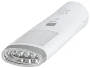 Techlight 220-240VAC Wall Socket LED Night Light with Rechargeable Torch