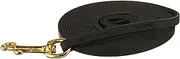 Ray Allen Mfg Signature K9 Biothane Long Line, 15-Feet x 3/8-Inch, Black