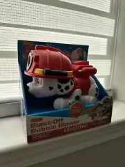 Nickelodeon Paw Patrol Blast Off Bubble Blower Machine - Marshall - NEW SEALED