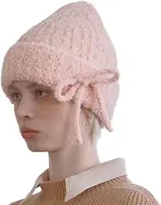[UNDERCONTROL] Gold Label Unisex Fall Winter Mohair Boucle Wool Mixed Warm Cuffed Stylish Beanie Knit Skull Ski Hat Korea