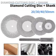 5Pcs 20/30/40/50mm Diamond Saw Blade Disc With Shank Set For Angle Grinder Tool
