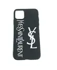 White and Black Silicone Lux Case for iPhone 11 pro max
