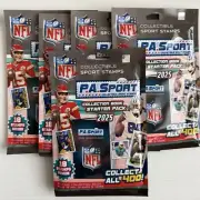 P.A. Sport NFL Collectible Sport Stamps Collection Starter Pack 2025. Lot of 5