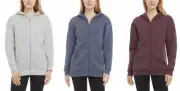Danskin Women's Full Zip Ultra Cozy Hooded Jacket
