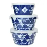 【SANGO 三鄉陶器】迪士尼 微波用陶瓷碗三件組 米奇家族 日式風格 2中1小碗(餐具雜貨)