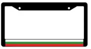Bulgaria Black Plastic License Plate Frame Auto Accessory World Flags