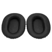 2pcs Ear Cushions Replacement Soft Protein Leather Noise Isolation Foam Thickened Ear Pads for WH CH