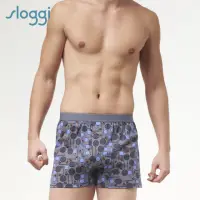 在飛比找momo購物網優惠-【sloggi Men】MATCH系列寬鬆平口褲(自在藍灰)