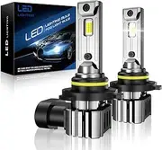 BLLIXYYN 9006 HB4 Bulbs, 80W 18000LM 2024 Newest Super Brighter High Power 9006 Fog Light, 6500K Cool White Bulb, Pack of 2