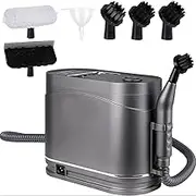Steamer for Cleaning, 1500W Multifunctional Steam Cleaner, 2 Cleaning Modes,1.2L Water Tank,105-120°C Handheld Steamer, with Brush Head, for Carpet and Upholstery, Floors, Tiles, Car, Shoes