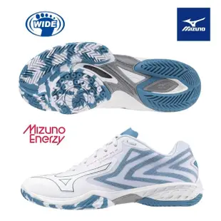 【MIZUNO 美津濃】WAVE CLAW EL 寬楦羽球鞋 71GA228020(羽球鞋)