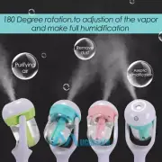 Aroma Diffuser Essential Oil Mini Car Air Humidifier Cool Mist Aromatherapy 180°