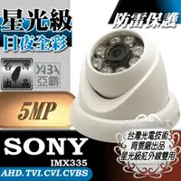 在飛比找PChome24h購物優惠-500萬畫素 SONY晶片 8顆單晶陣列燈LED紅外線防水攝