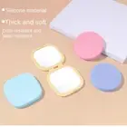 Silicone Handheld Mirror Portable Compact Mirror Makeup Mirrors Women