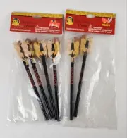 Set of 6 NOS New Vintage Lion King Pencils Simba & Nola Toppers