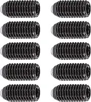 Homoyoyo 10pcs Screw Spring Ball Plug Socket Grub Screw Grub Screw for Clamp Ball Spring Ball Plunger Bolt Slotted Spring Ball Plunger Bolt Assorted Screws Metal Screws Black Carbon Steel