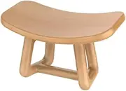 Solid Wood Meditation Stool, Chinese Zen Meditation Stool, Mortise and Tenon Craft Kneeling Stool, Black Walnut Solid Wood Meditation Stool, Compact and Portable,B