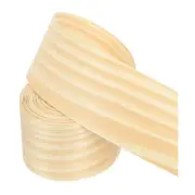 Pine Edge Banding, 3 in x 25 ft Wood Veneer Tape, Pre-glued Flexible