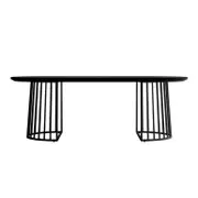 Devon 220cm Oval Industrial Dining Table