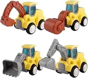 HANABASS 1 Set Car Movable Construction Vehicle Models Engineering Truck for Promotes Hand Eye Coordination Practical Skills Safe Design